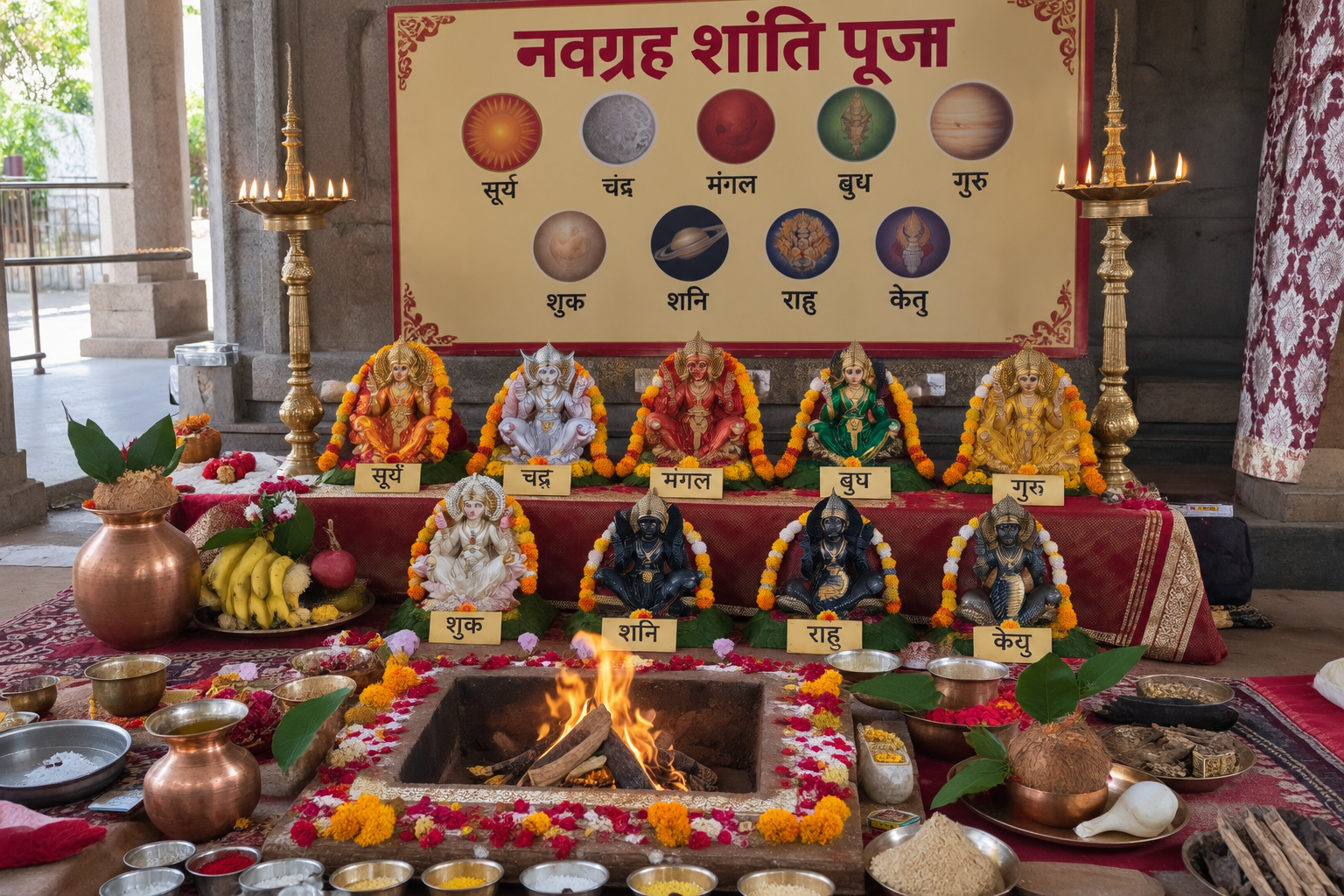 नवग्रह शांति पूजन